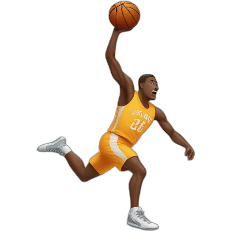 basketball player high jump emoji