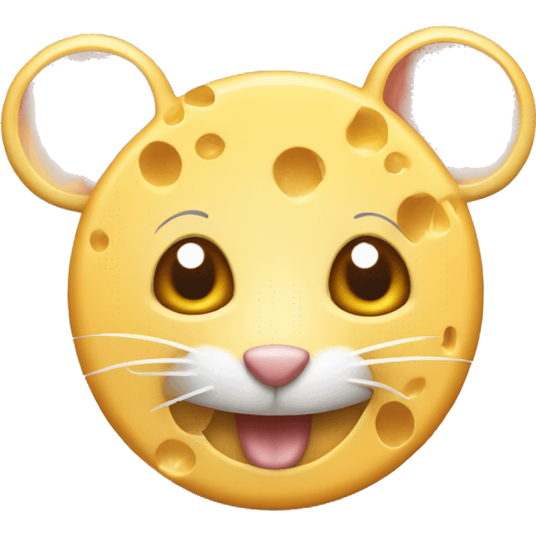 cheese with mouse emoji