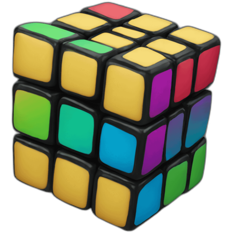 Rubiks cube emoji