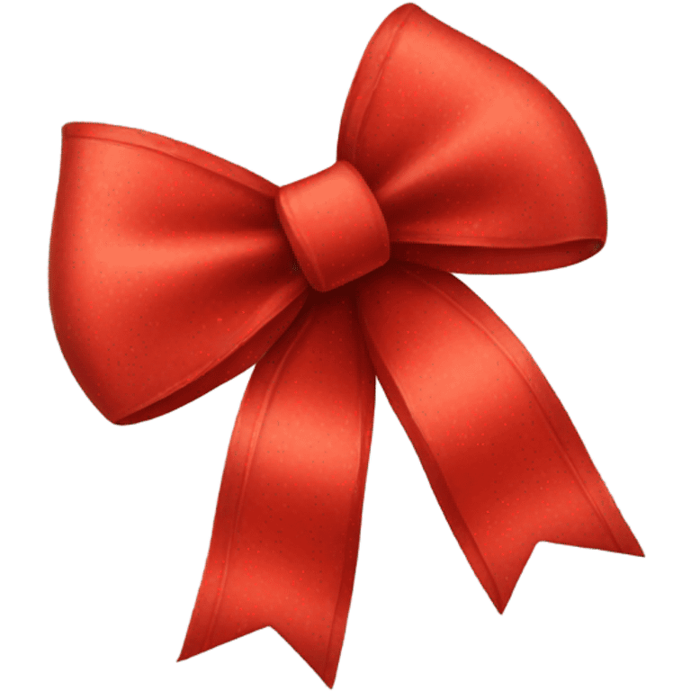 Red Christmas bow  emoji