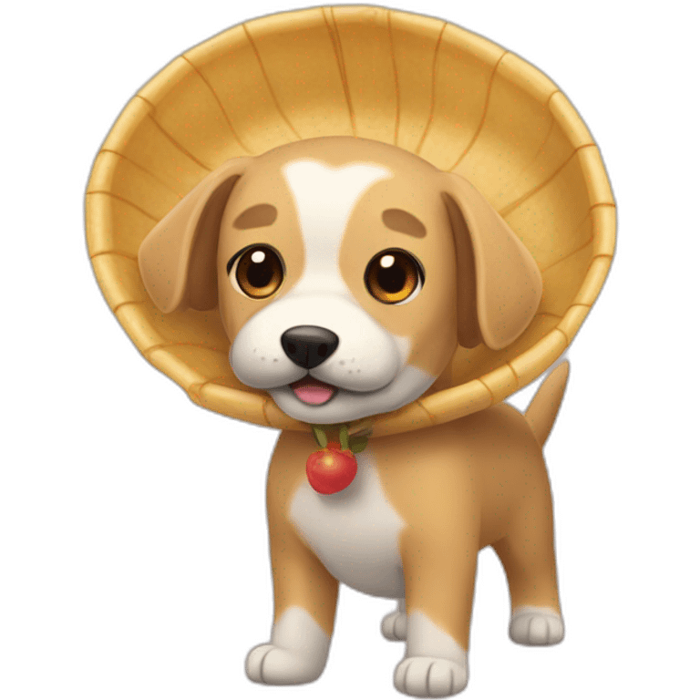 Perro tamal emoji