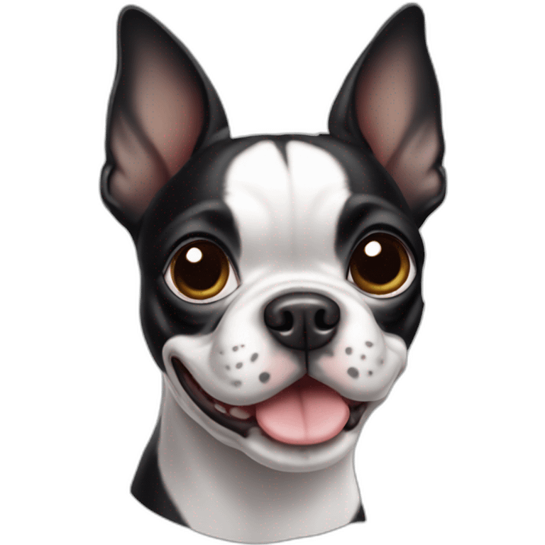 boston-terrier-with-ears down emoji