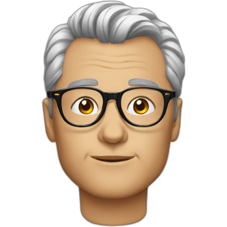 Moz wears glasses emoji