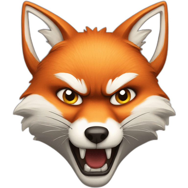 angry fox emoji