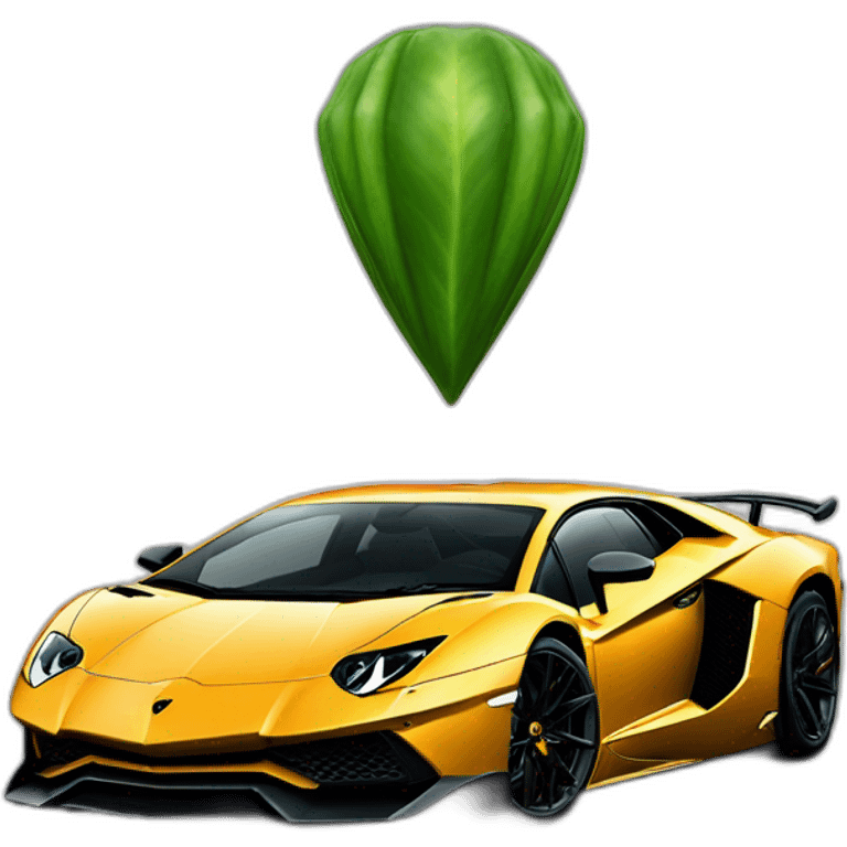 Lamborghini Aventador svj emoji