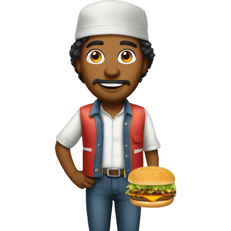 Cheeseburger artist emoji