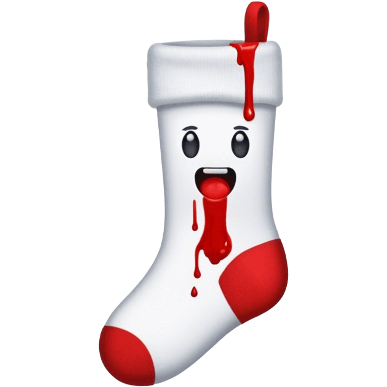 bloody sock emoji