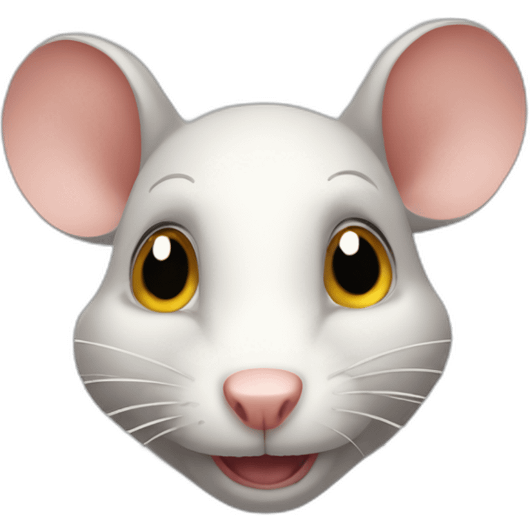 Sneaky mischievous rat emoji