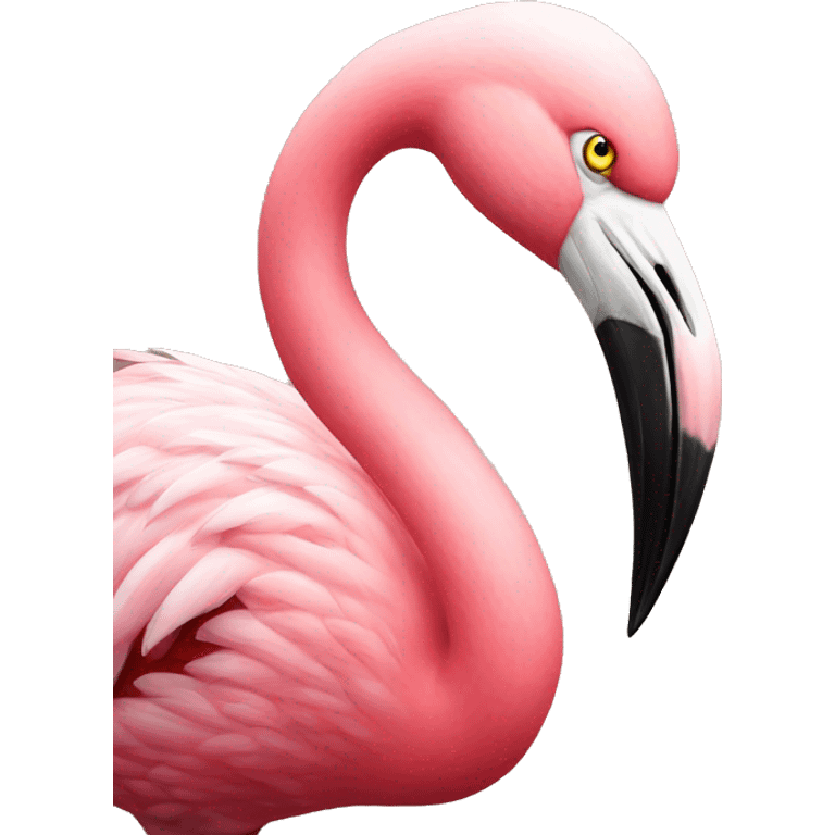 Angry flamingo  emoji