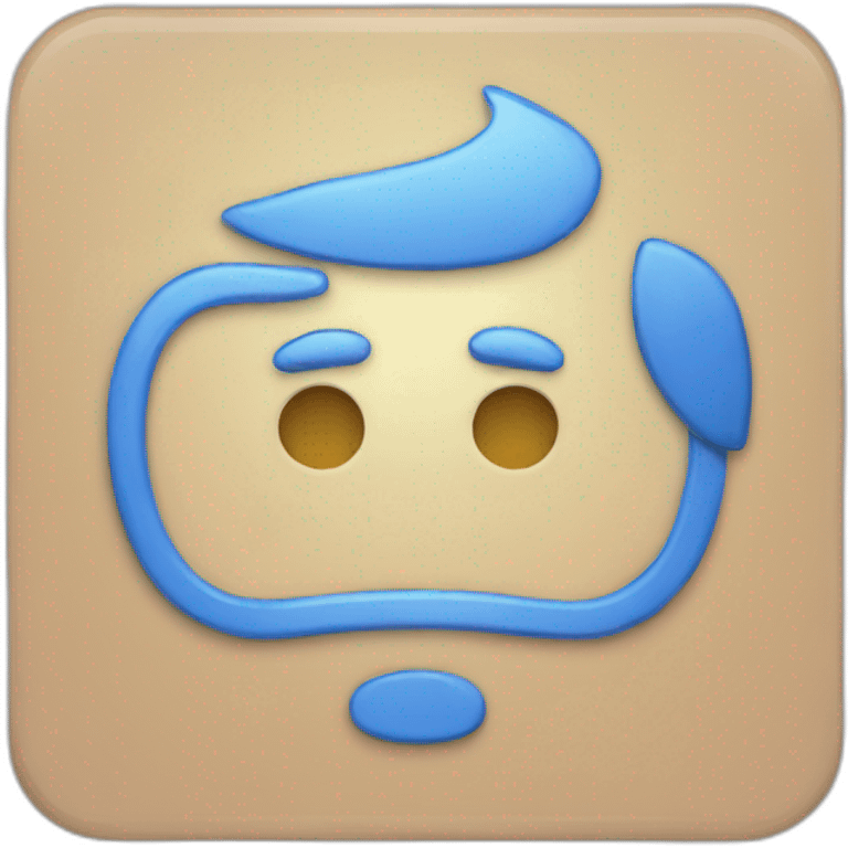 Blue badge for official  emoji