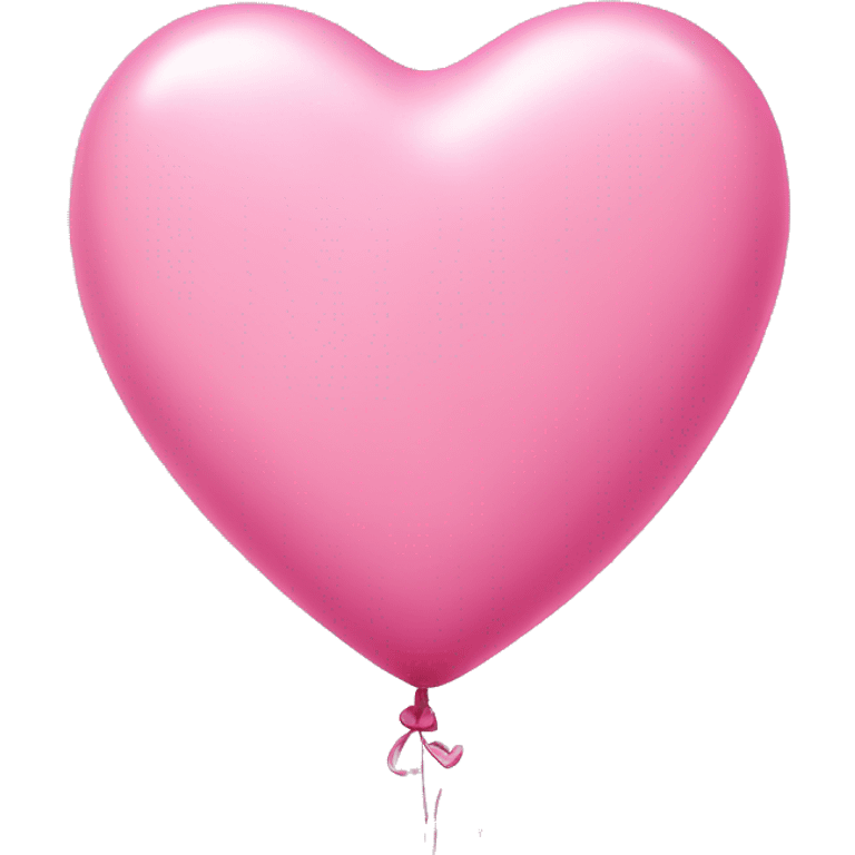 ￼￼Pink heart balloon emoji