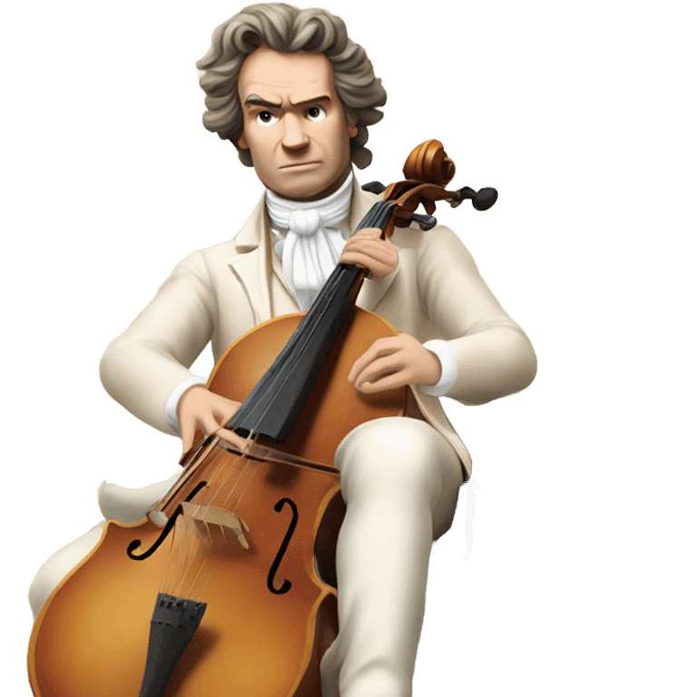 Beethoven explosion banjo cello piano emoji