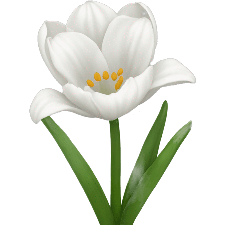 White tulpis emoji