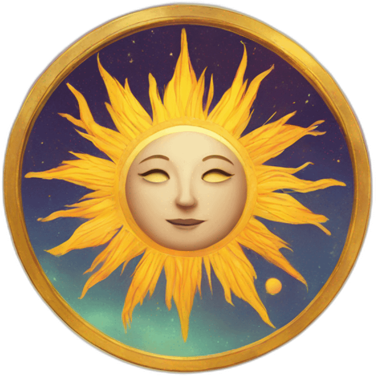 tarot sun emoji