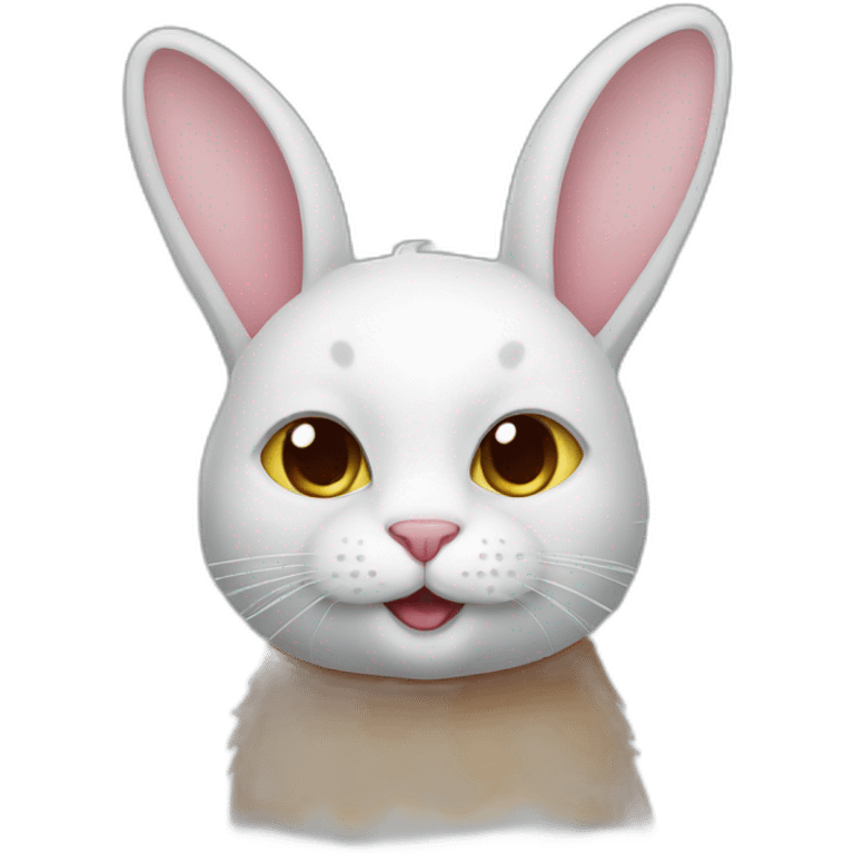 cat rabbit emoji