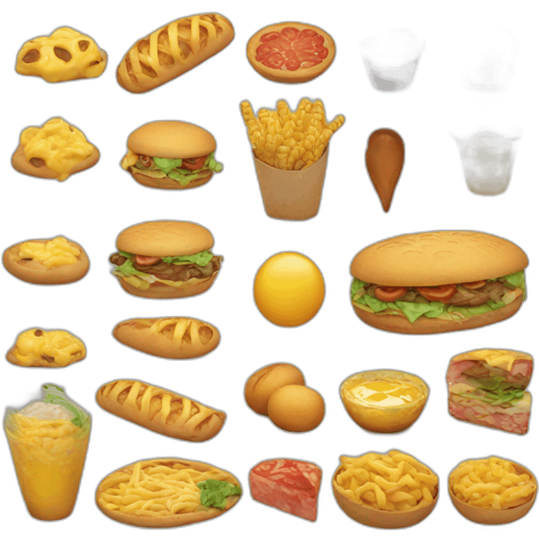 Food realistic emoji