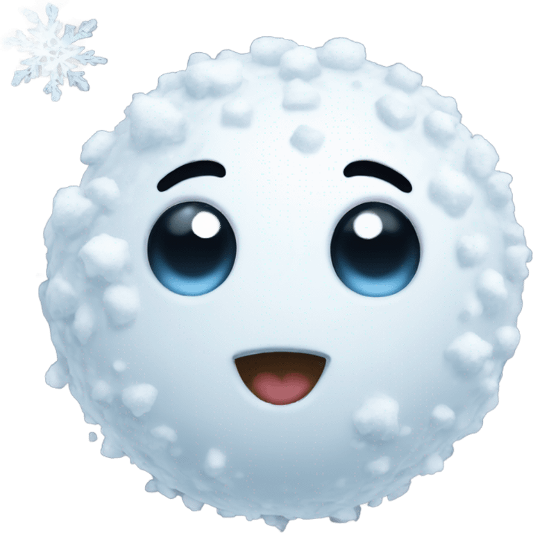 Snowball emoji