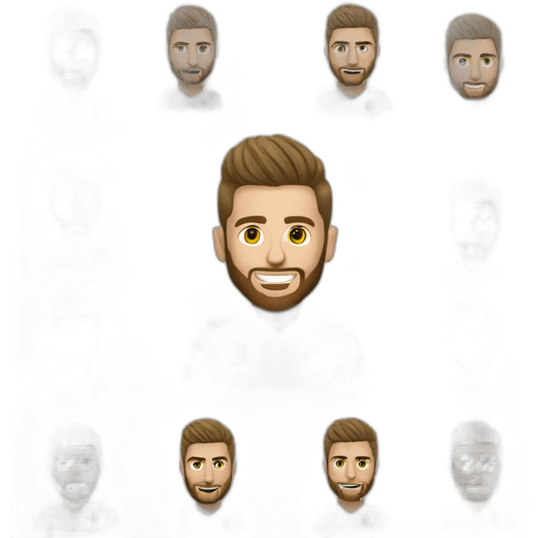 sergio ramos, real madrid, soccer emoji