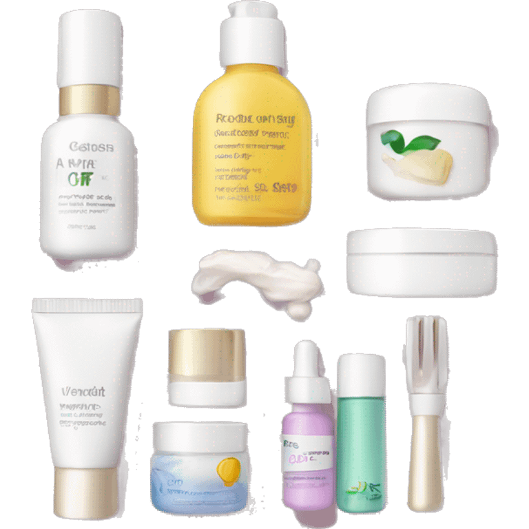 fancy skincare kit emoji