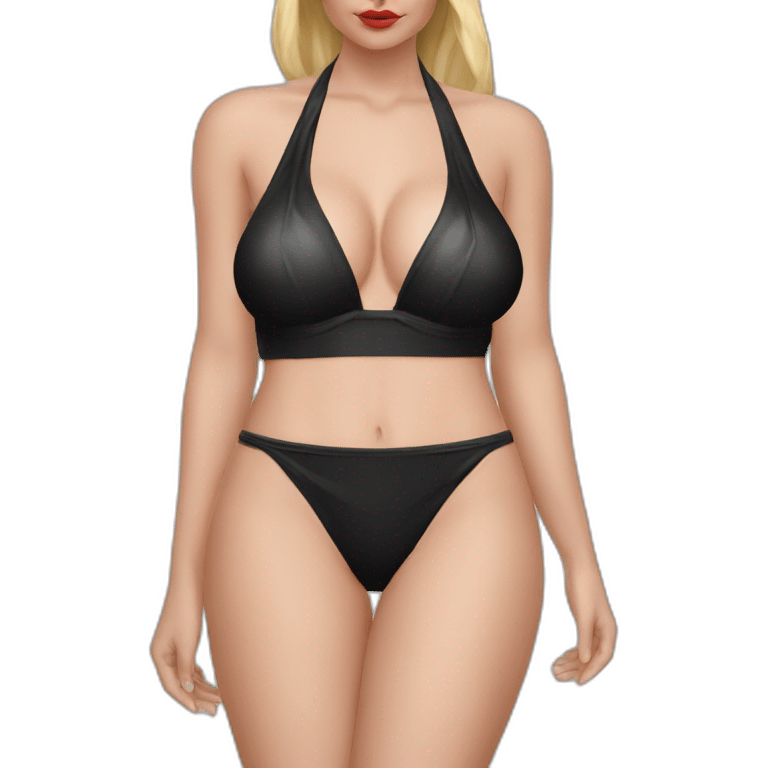 Sexy darth Vader bikini emoji