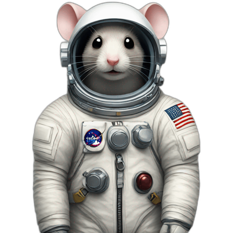 astronaut rat emoji