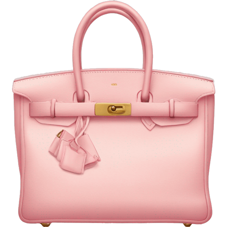 light pink birkin bag  emoji