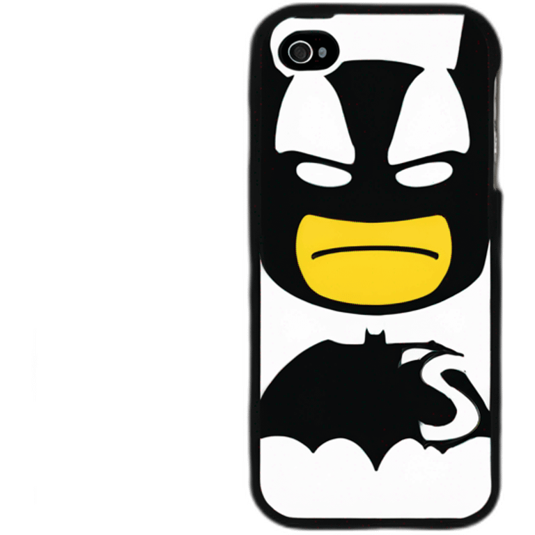 Iphone 4s Batman Cell Phone Case Rubber emoji