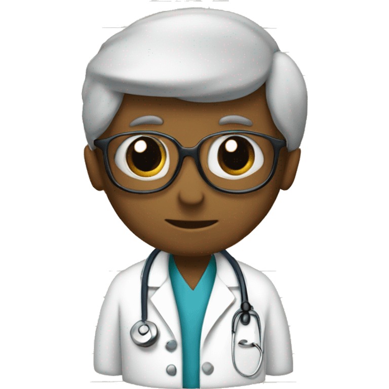 A notebook with a doctor's record emoji