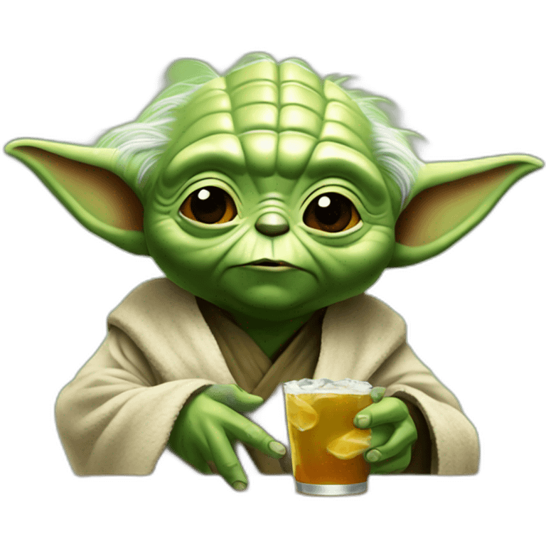 Yoda-drinks emoji