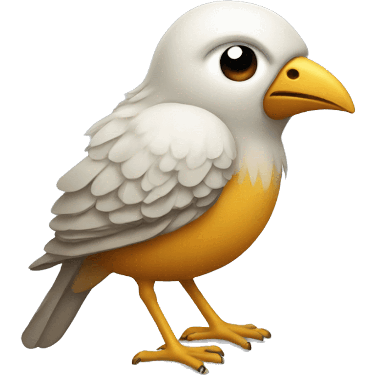 Bird which is ill  emoji