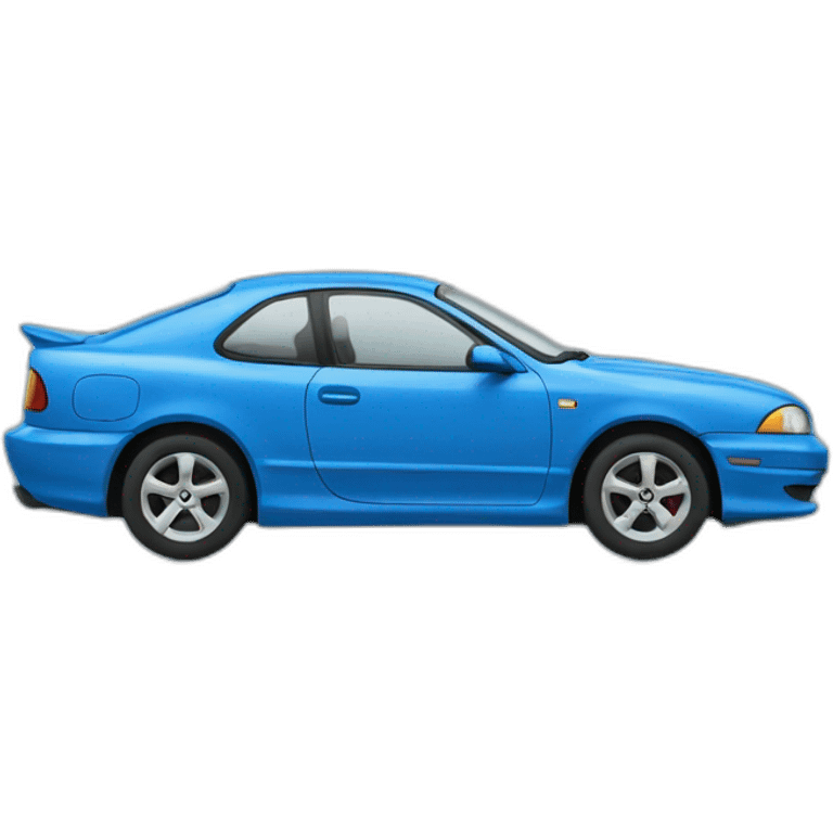 Blue car emoji