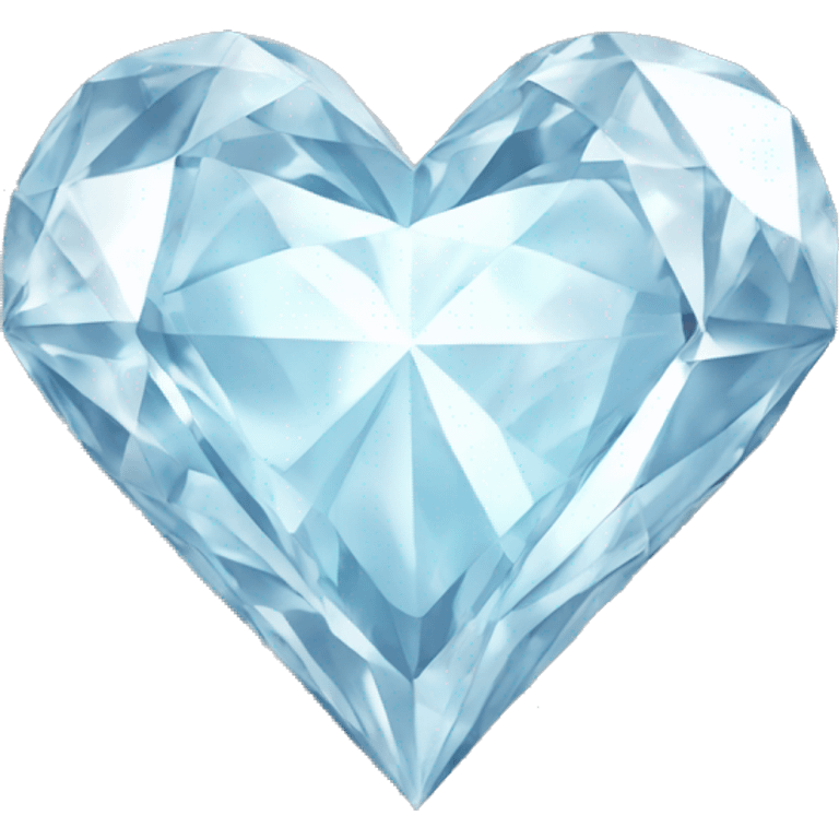 diamond white heart emoji