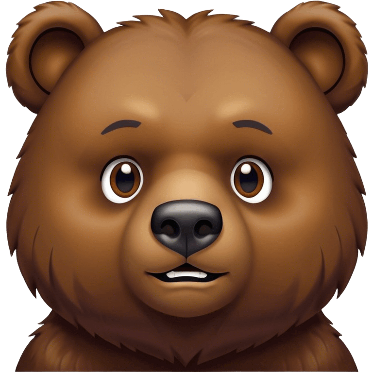 Kanye west as a bear emoji