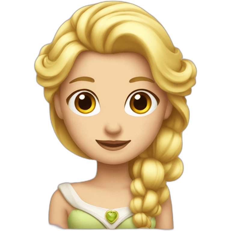 A blond princess  emoji