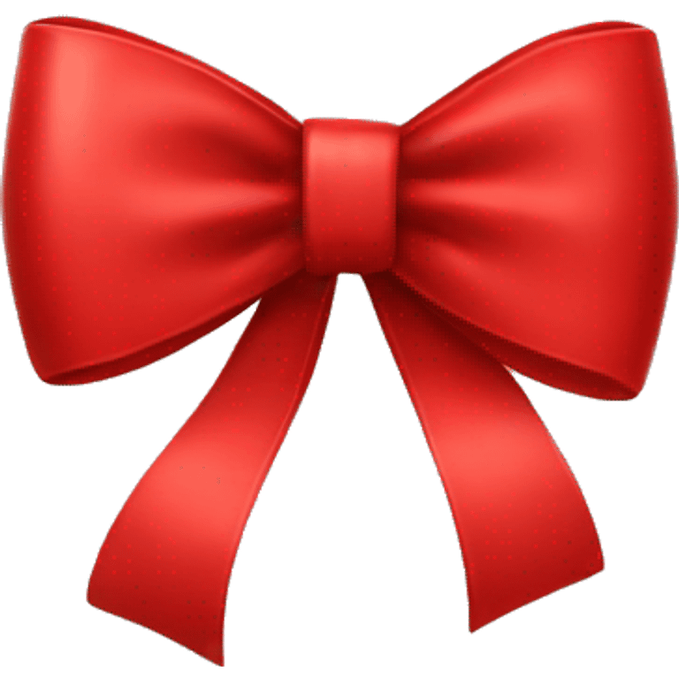 Red bow emoji