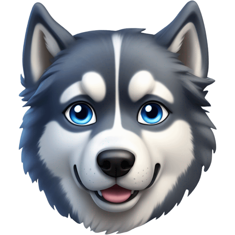 Husky metal emoji