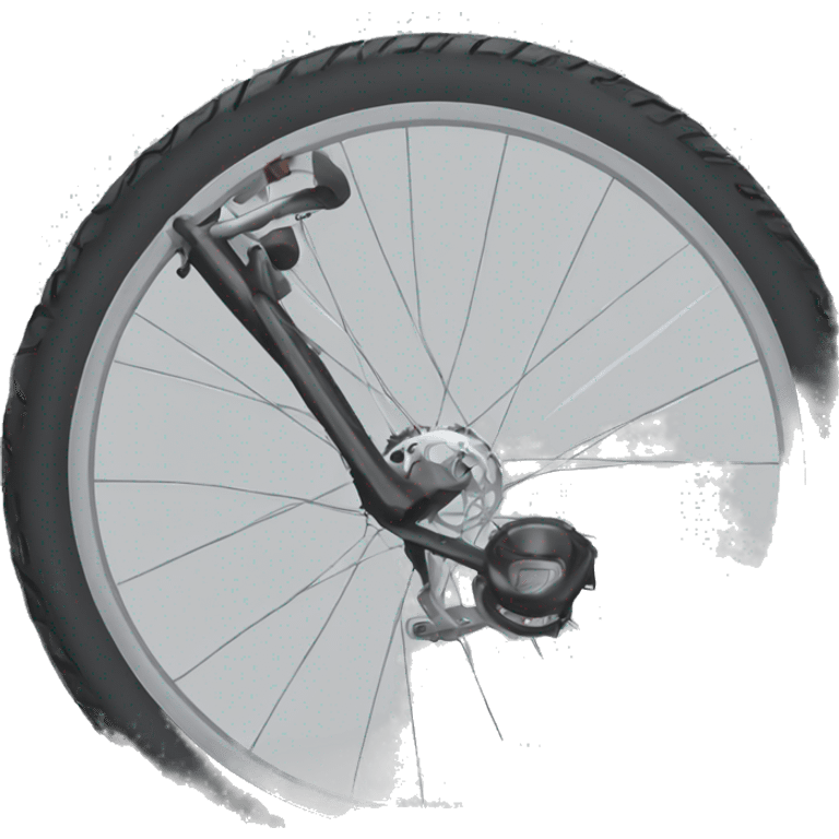 Flat tire bike emoji