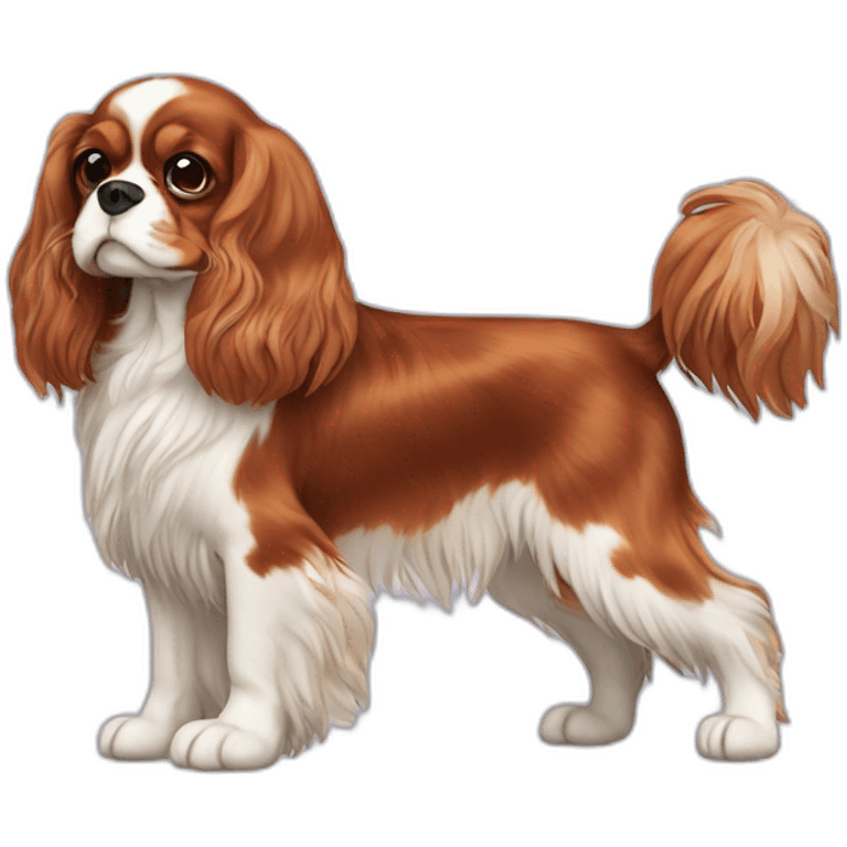  Cavalier King Charles Spaniel full body emoji