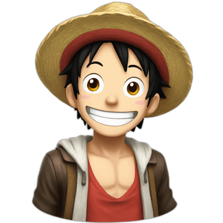 happy Luffy emoji