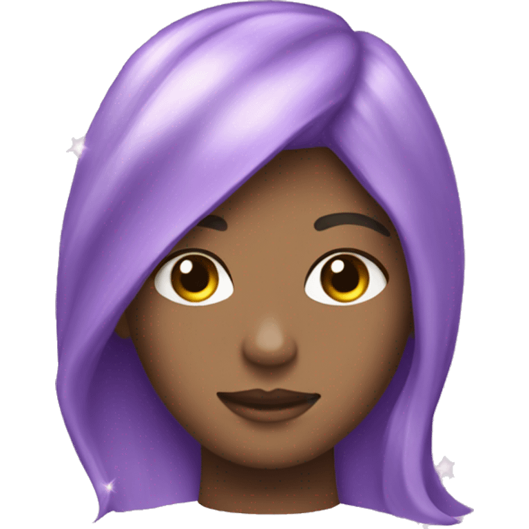 Light Purple sparkly lotion emoji