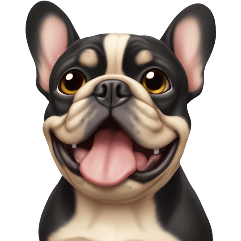 black & tan french bulldog emoji