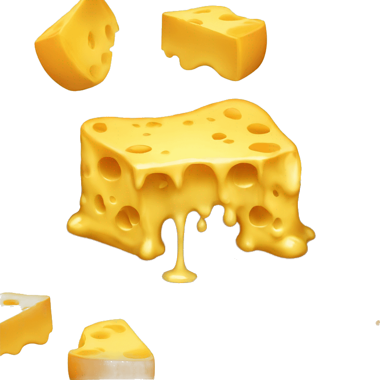 melting cheese emoji