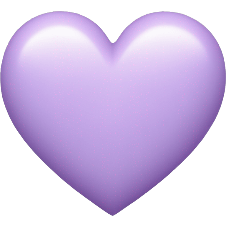 Pastel Purple Heart emoji