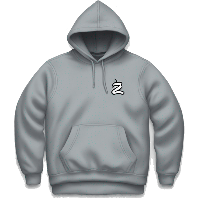 Gray Stussy Nike hoodie  emoji