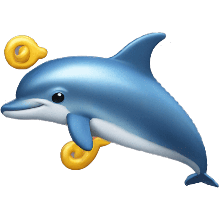 delfin con lazo emoji