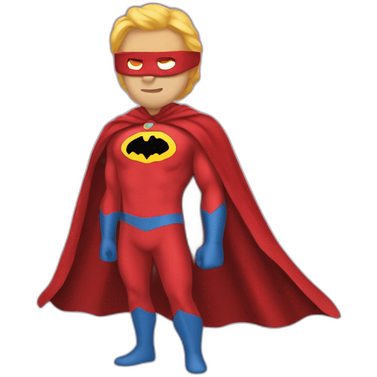 superhero cape emoji