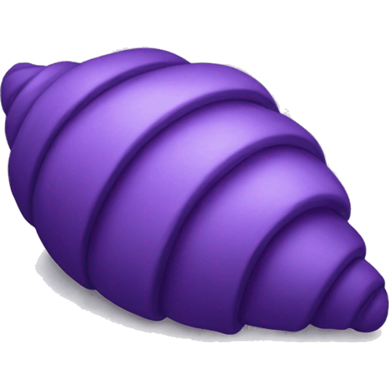 Purple croissant  emoji