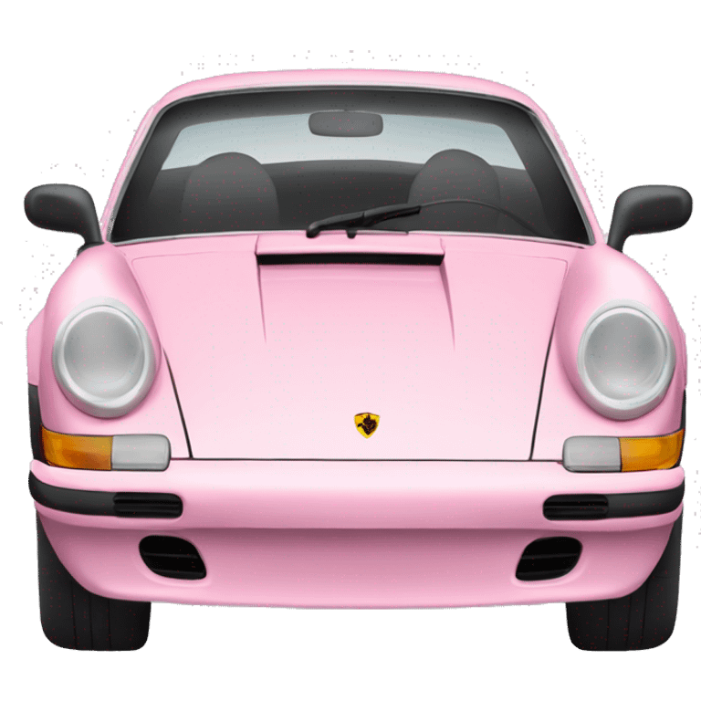 soft pink porsche 911 emoji