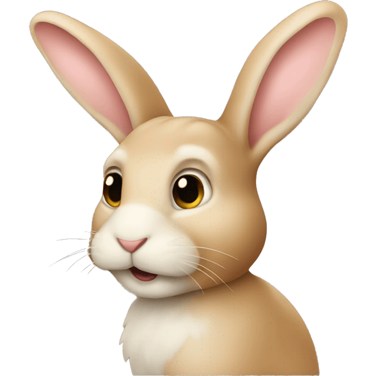 beige rabbit emoji