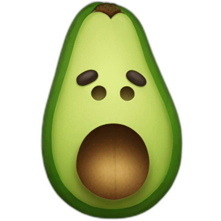 avocado moai emoji